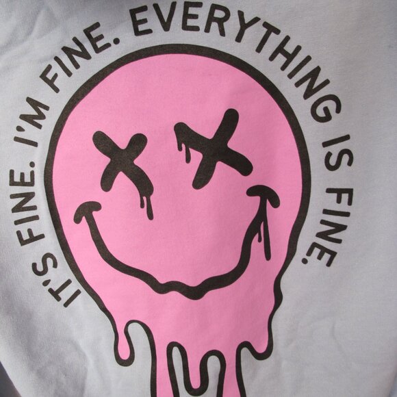 New Sweetees I'm Fine Hoodie - Small - Picture 10 of 13